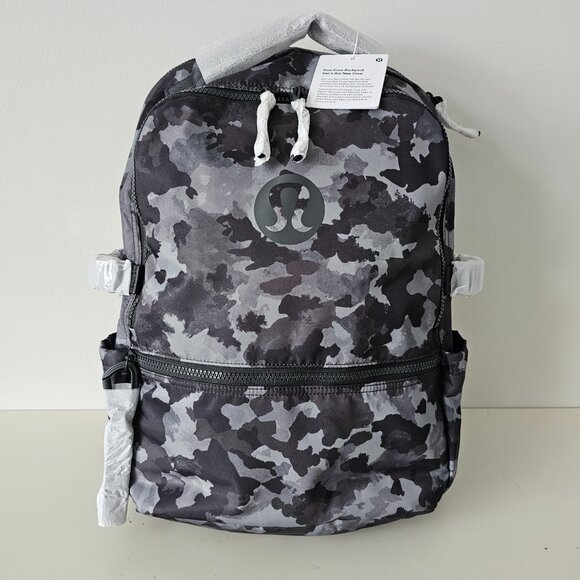 NWT LULULEMON TCA6 Grey Camo Lightweight New Crew Backpack OS Updated - Picture 1 of 13